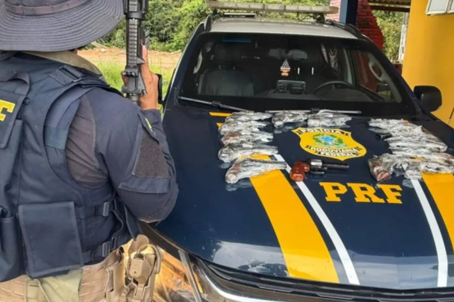 PRF apreende 14 armas de fogo durante fiscalização em Porto Velho